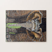 ベビー象のパズル ジグソーパズル (横)