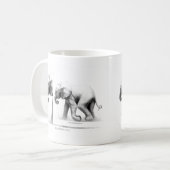 ベビー象のマグ コーヒーマグカップ (正面左)