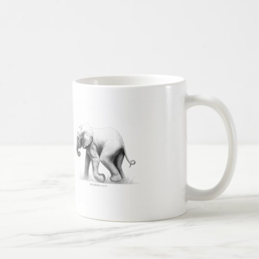 ベビー象のマグ コーヒーマグカップ (右)