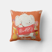 ベビー象の化粧枕 クッション (裏面)