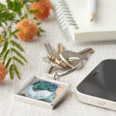 ベビー象の卵キーチェーン – 私はあなたを愛するパパ キーホルダー (側面)