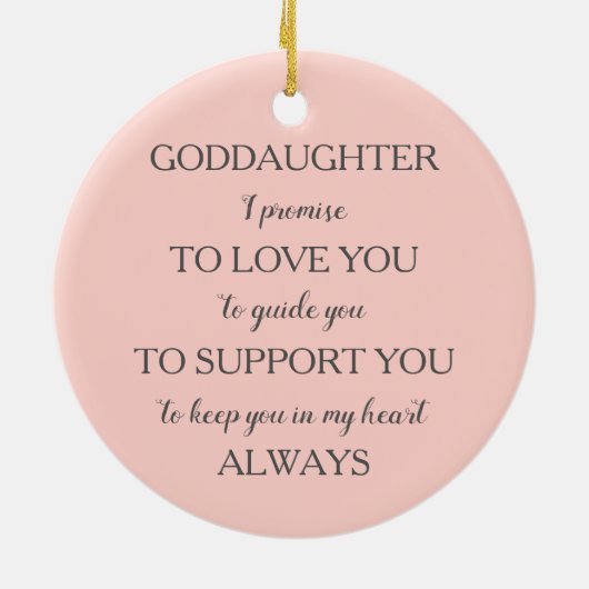 ベビー象の教母の洗礼のギフト| セラミックオーナメント (裏面)