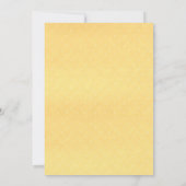 ベビー象の月と星ベビーシャワー 招待状 (裏面)