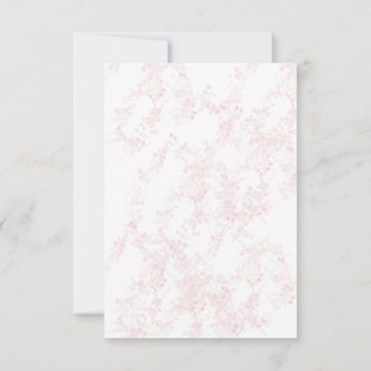 ベビー象の熱気球の赤ちゃんシャワー 招待状 (裏面)