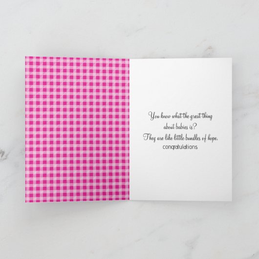 ベビー象の花生まれたばかりの咲き カード (内部)