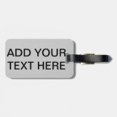 ベビー象の荷物のラベル ラゲッジタグ (裏面横)