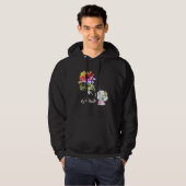 ベビー象は親切なカラフルひまわり自閉症Aw パーカ (正面フル)