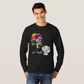 ベビー象は親切なカラフルひまわり自閉症Aw Tシャツ (正面フル)