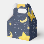 ベビー象オンムーン誕生日Iベビーシャワー フェイバーボックス (裏面サイド)