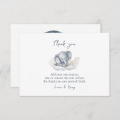 ベビー象サンキューカード サンキューカード (正面/裏面)