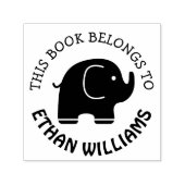 ベビー象スタンプこの本は セルフインキングスタンプ (デザイン)