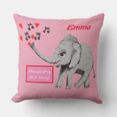 ベビー象ビッグドリーム クッション (正面)