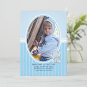 ベビー象フォト招待状 招待状 (スタンド正面)