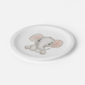 ベビー象プレート ペーパープレート (アングル)