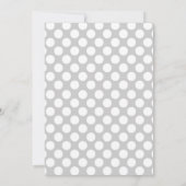 ベビー象ベビーシャワー招待状ブルー 招待状 (裏面)