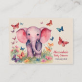 ベビー象ベビー エンクロージャーカード (裏面)