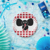 ベビー象子供の誕生日パーティー ペーパープレート (パーティー)