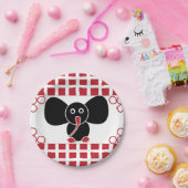 ベビー象子供の誕生日パーティー ペーパープレート (パーティー)