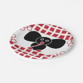 ベビー象子供の誕生日パーティー ペーパープレート (アングル)