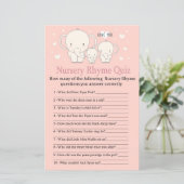 ベビー象子供部屋ライムクイズベビーシャワーゲーム (スタンド正面)