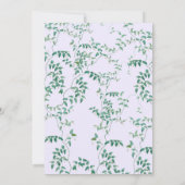 ベビー象招待状 招待状 (裏面)