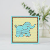 ベビー象招待状 招待状 (スタンド正面)