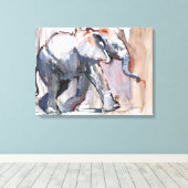 ベビー象2012 キャンバスプリント (インサイチュ (ウッドフロア))