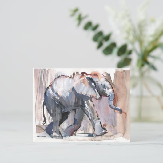 ベビー象2012 ポストカード (スタンド正面)