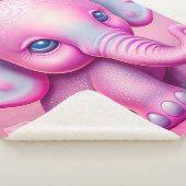 「ベビー象」 シェルパブランケット (3/4)