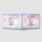 ベビー象(ハート) ゲストブック (全面)