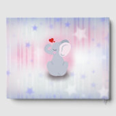 ベビー象(ハート) ゲストブック (裏面)