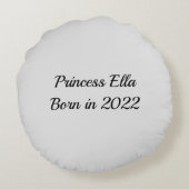 ベビー象（花） ラウンドクッション (裏面)