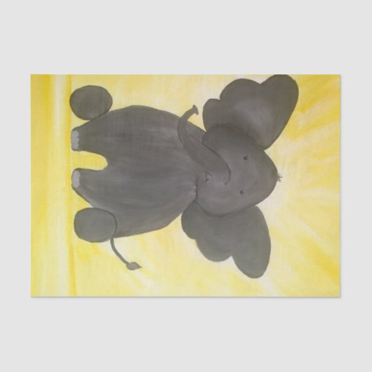 ベビー象 薄葉紙 (正面)