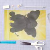 ベビー象 薄葉紙 (クラフト)