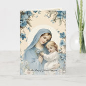 ベビー賛美マリーブルーフローラ カード (正面)