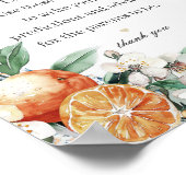 ベビー赤ちゃんイタリアンシャワー用トスカーニタイルアドバイス ポスター (角)