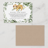 ベビー赤ちゃんシャワーカード用の寝台帳類 エンクロージャーカード (正面/裏面)