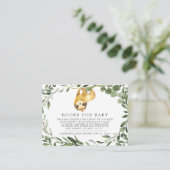 ベビー赤ちゃんシャワーカード用スロッスブック エンクロージャーカード (スタンド正面)