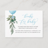 ベビー赤ちゃんシャワー用バルーン緑化書籍 エンクロージャーカード (正面)