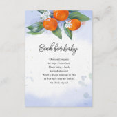 ベビー赤ちゃんシャワー用囲いカードブック エンクロージャーカード (正面)