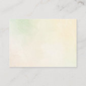 ベビー赤ちゃんシャワー要求カード用ブック エンクロージャーカード (裏面)