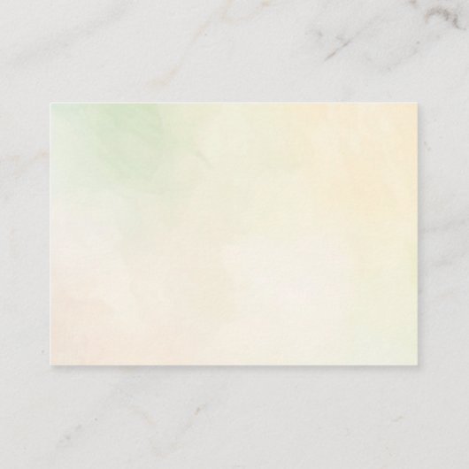 ベビー赤ちゃんシャワー要求カード用ブック エンクロージャーカード (裏面)