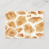 ベビー赤ちゃんシャワー要求カード用ブック エンクロージャーカード (裏面)