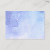 ベビー赤ちゃんシャワー要求カード用ブック エンクロージャーカード (裏面)