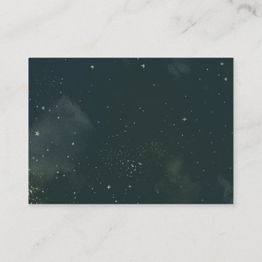 ベビー赤ちゃんシャワー要求カード用ブック エンクロージャーカード (裏面)