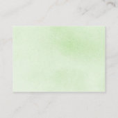 ベビー赤ちゃんシャワー要求カード用ブック エンクロージャーカード (裏面)