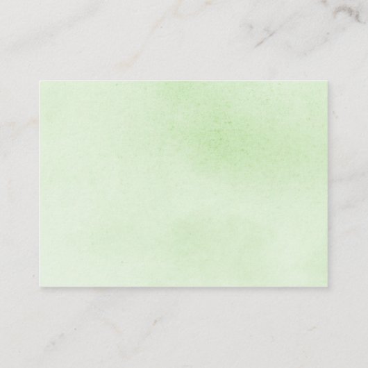 ベビー赤ちゃんシャワー要求カード用ブック エンクロージャーカード (裏面)