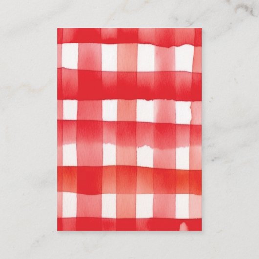 ベビー赤緑化動物赤ちゃんシャワー用の本 エンクロージャーカード (裏面)