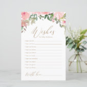 ベビー赤面ピンクフローラ赤ちゃんシャワーのご希望 (スタンド正面)