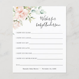 ベビー赤面花模様と緑への願い